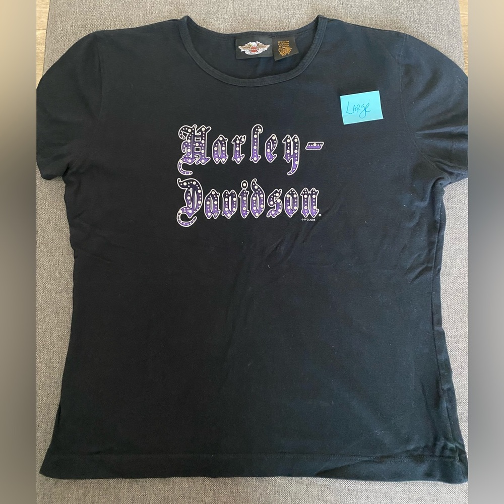 Woman’s Harley Davidson t-shirt Large